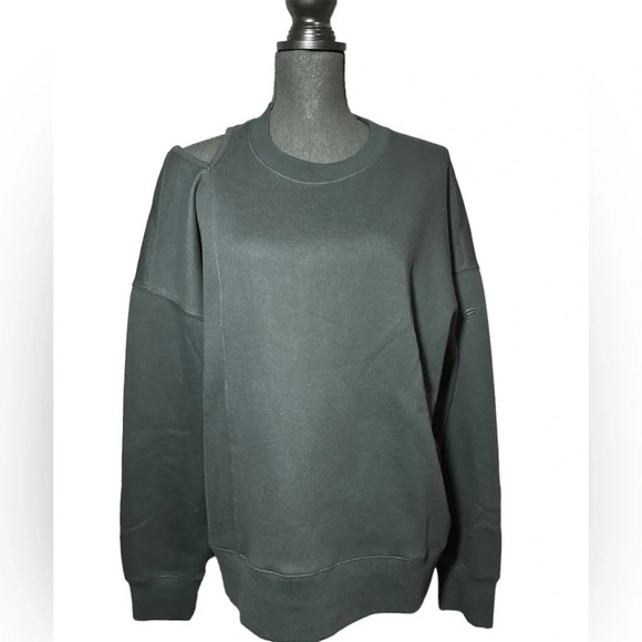 Fabletics Tops - Fabletics Fleece Cut Out Sweatshirt size Large